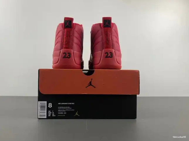 Cheap TBkick Gym Jordan Retro 12 130690-601 Red (2018) Air 0417
